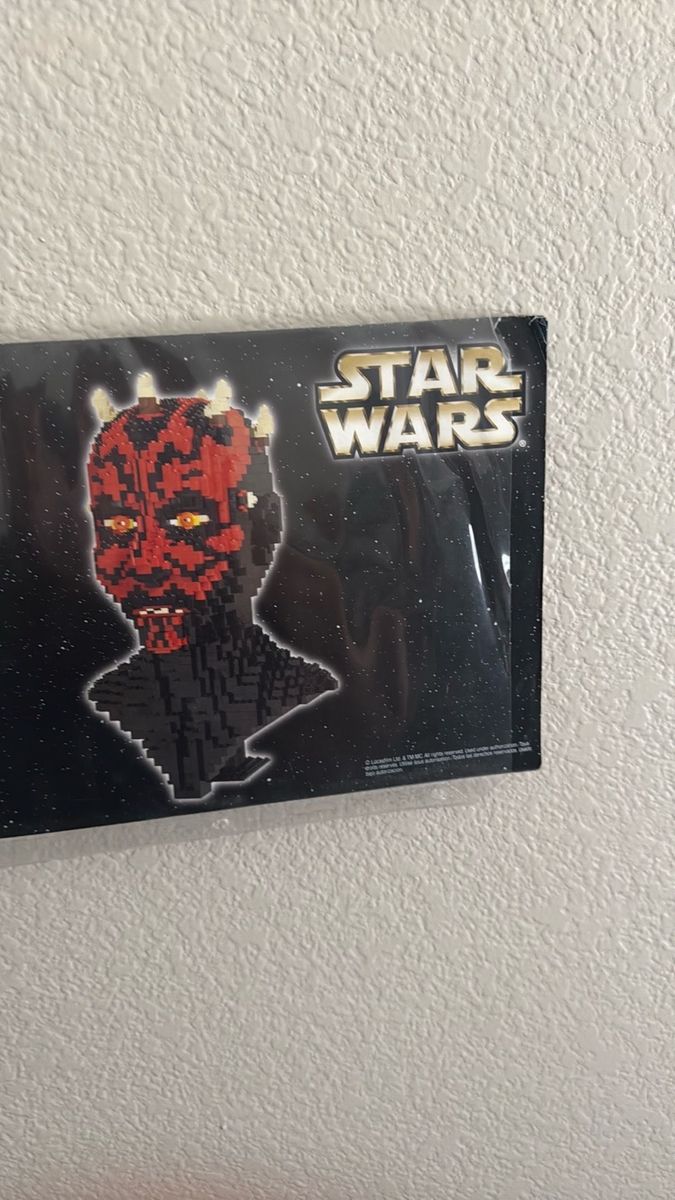 LEGO Star Wars Darth Maul Bust Set 75224 Pixel Art Display Model