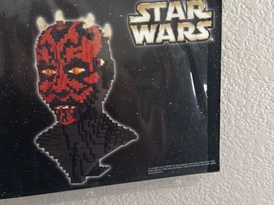 LEGO Star Wars Darth Maul Bust Set 75224 Pixel Art Display Model
