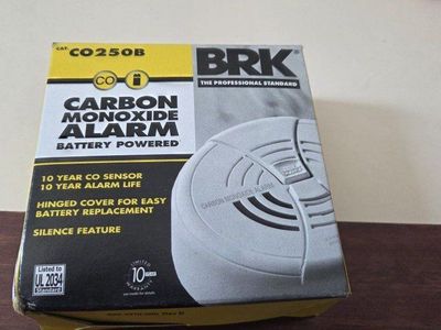 Carbon Monoxide Alarm BRK CO250B Battery-Powered