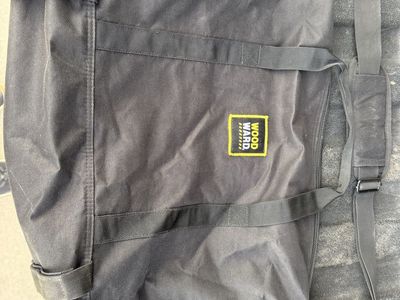 Woodward Black Canvas Duffel Bag Gym Travel Workwear