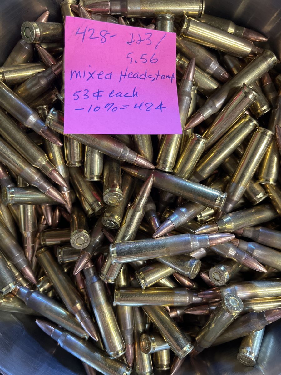 223/5.56 ammo. Cheap.