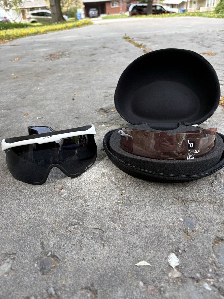 Julbo Sport Sunglasses w/ Extra Lens + Hard Case
