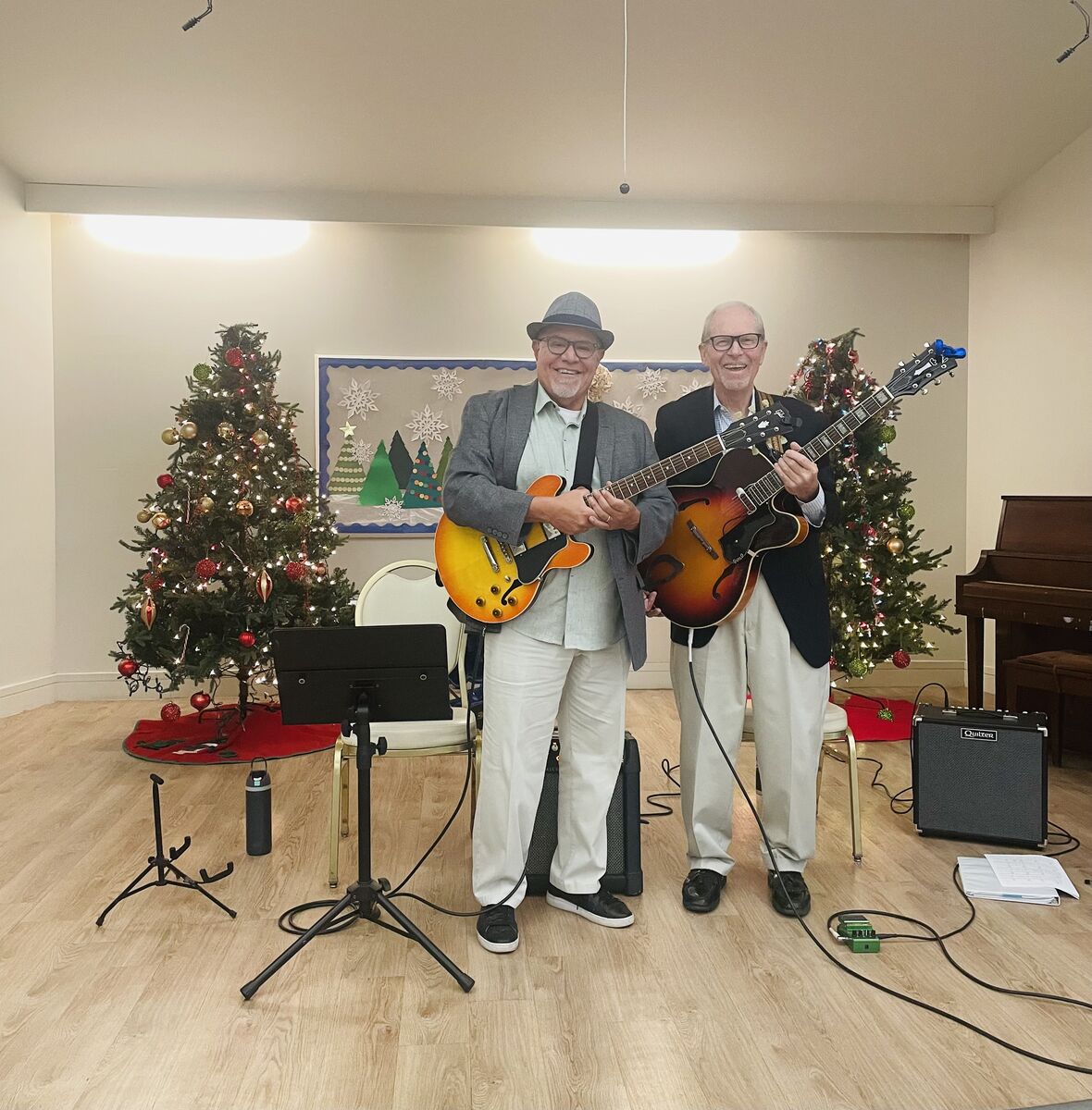 Jazz guitar duo