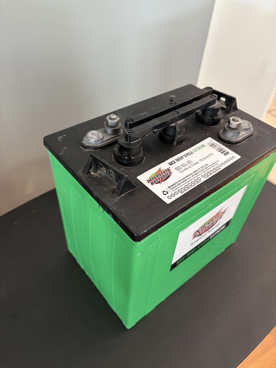 Deep Cycle Golf Cart Batteries 6 volt (2)