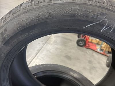 Bridgestone Blizzak Winter Tires (4) - Used, Good Condition