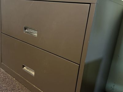 2-Drawer Metal Filing Cabinet