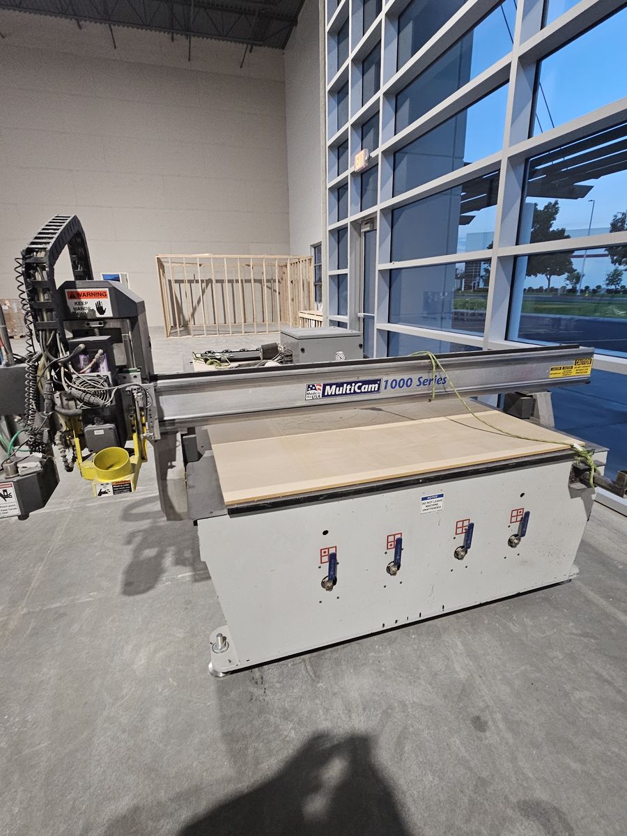 MultiCam 1000 Series CNC Router – Complete – Non-Running / Repair or Retrofit Candidate