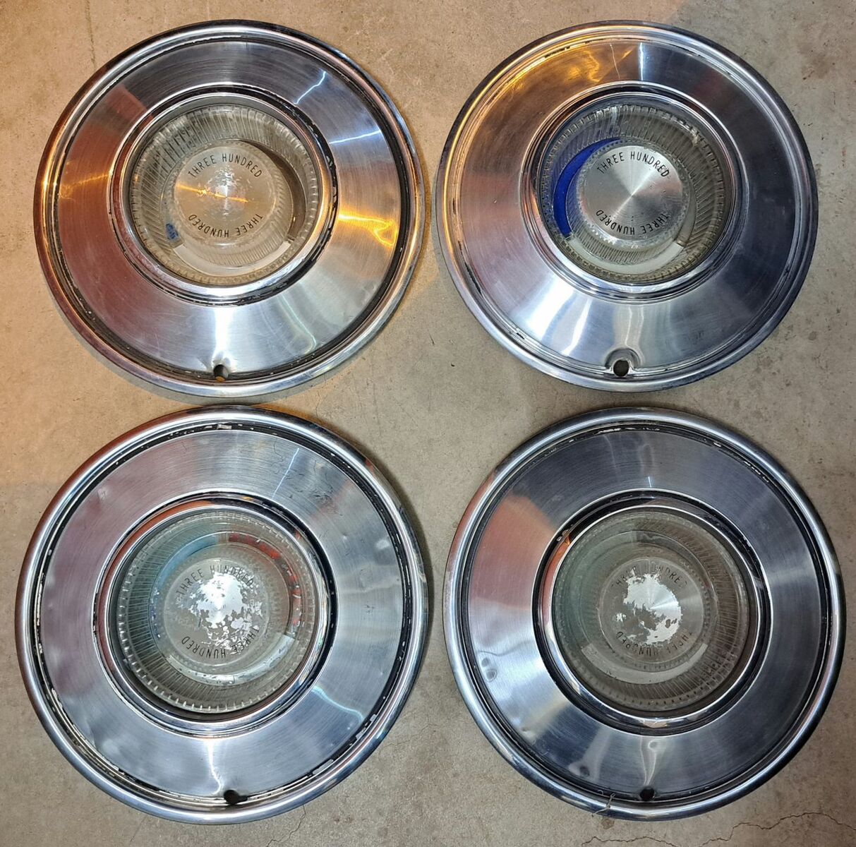 1965 Chrysler Dodge Three Hundred 14" Wheel Covers