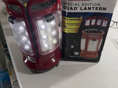 Coleman Special Edition Quad LED Lantern - 2 Modes, 165-Hour Runtime, 4 Lights in 1