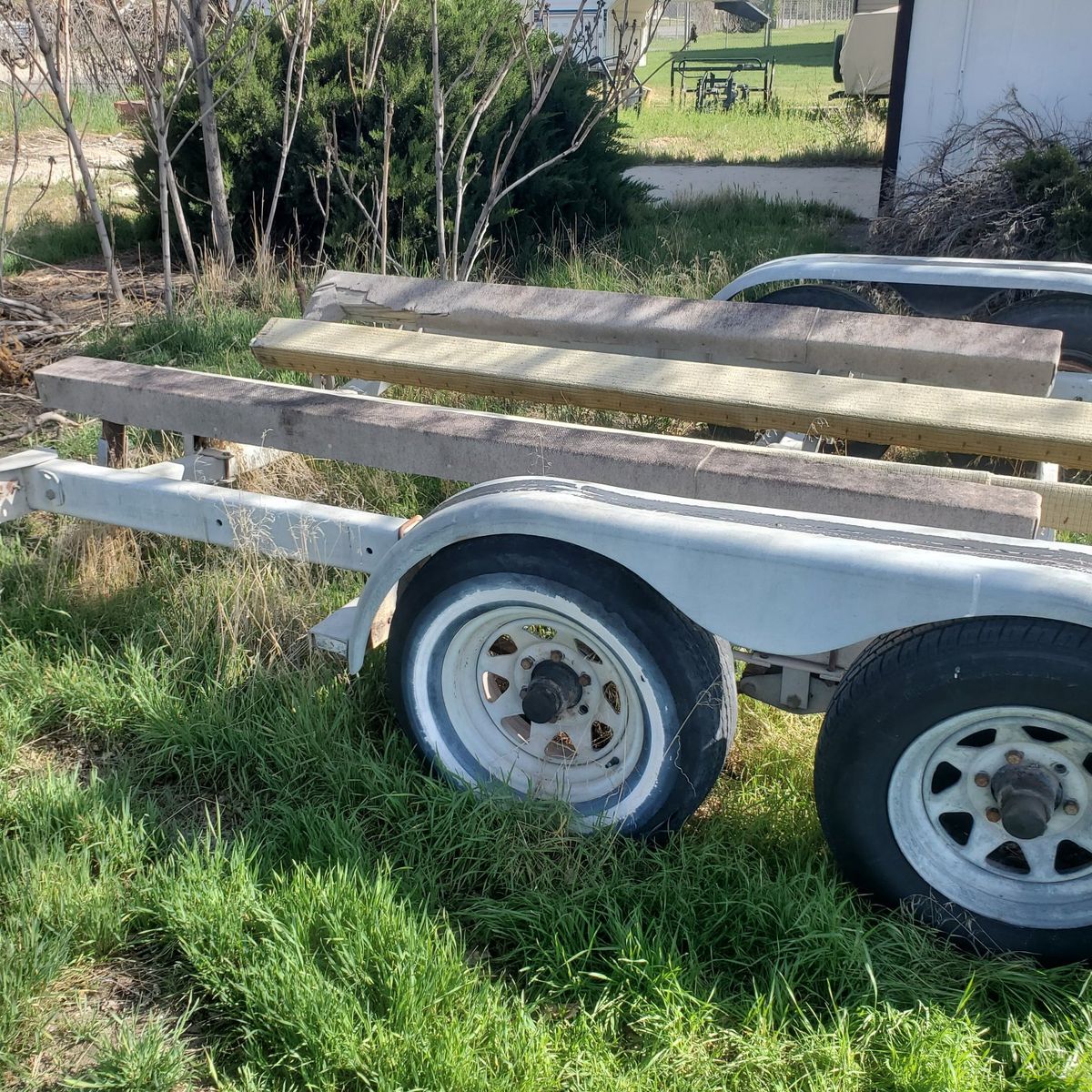 older boat trailer 30 ft long