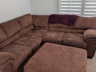 Sectional Sofa - Brown