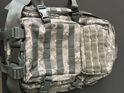 Camo Tactical Backpack Digital Camouflage Military Rucksack Hiking Camping