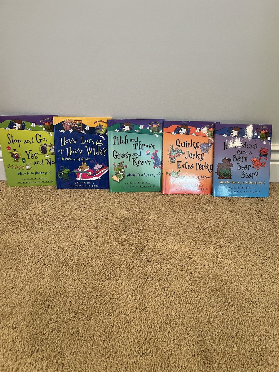 Brian P. Cleary Words Are Categorical Children's Book Set of 5