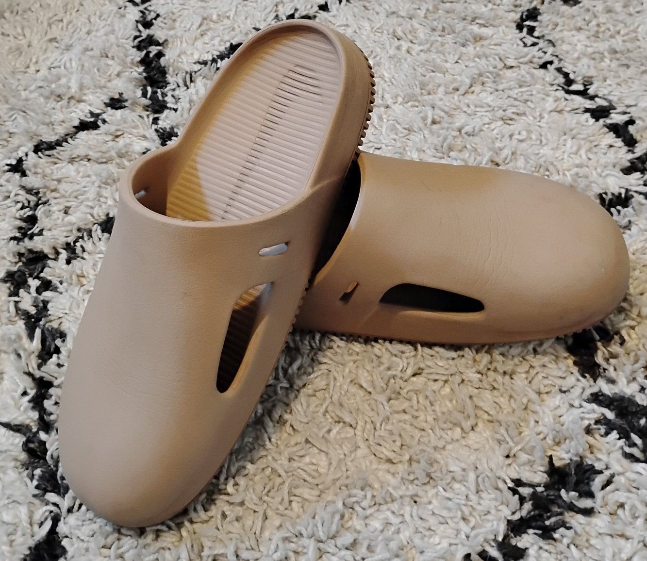 Unisex Tan/Hemp Style Comfort Clog Sandals - Size 12 M