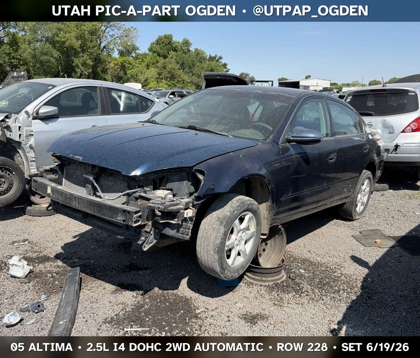 New Arrival - 2005 Nissan Altima Parts - UTPAP Ogden