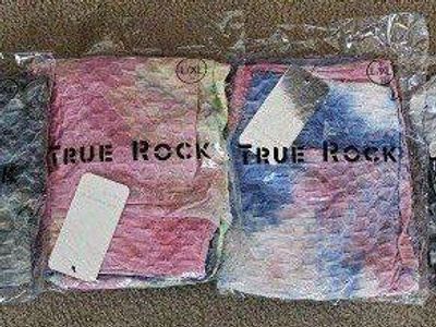 TRUE ROCK Women's L/XL Tie-Dye Textured Leggings - New with Tags, Multiple Colors Available