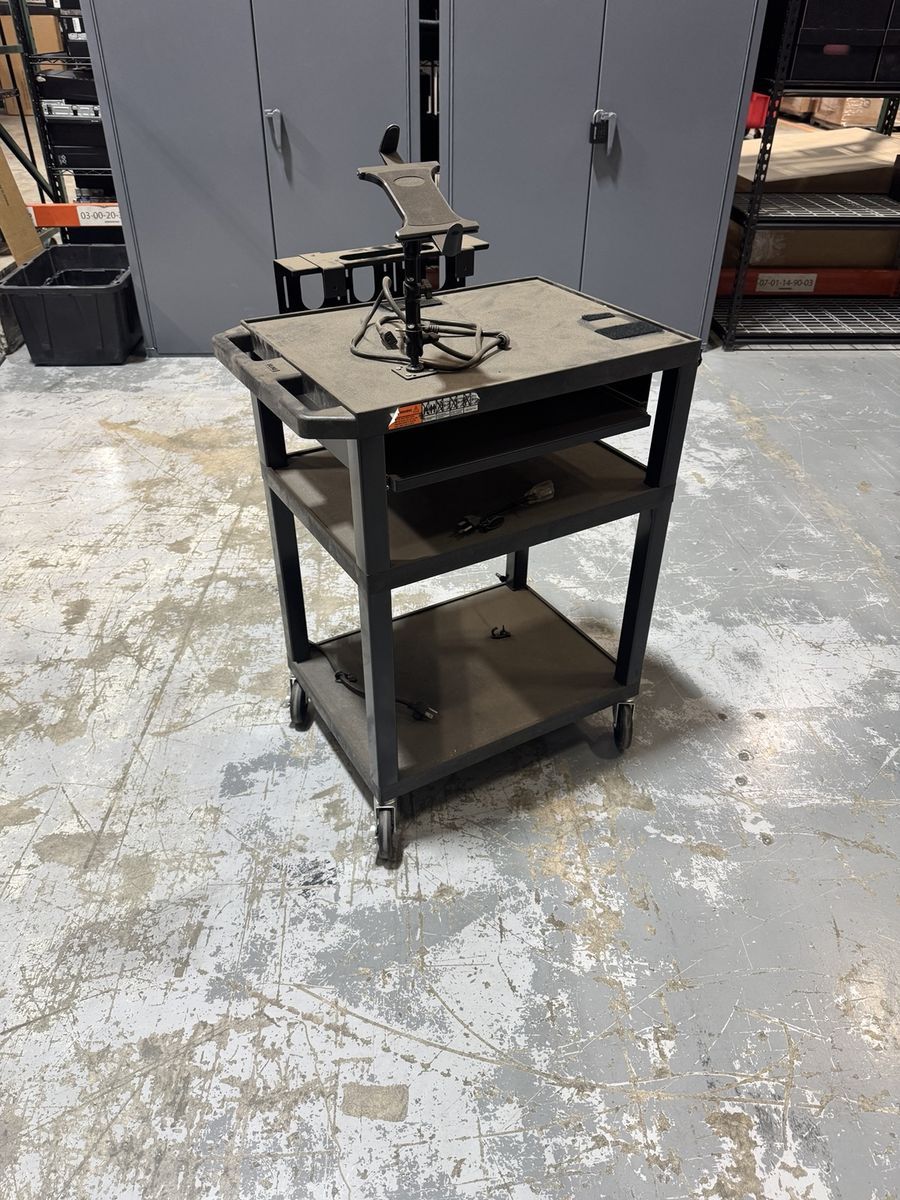 Mobile Warehouse Workstation Carts – Powered Uline Cart - Qty 7 - $200 ea