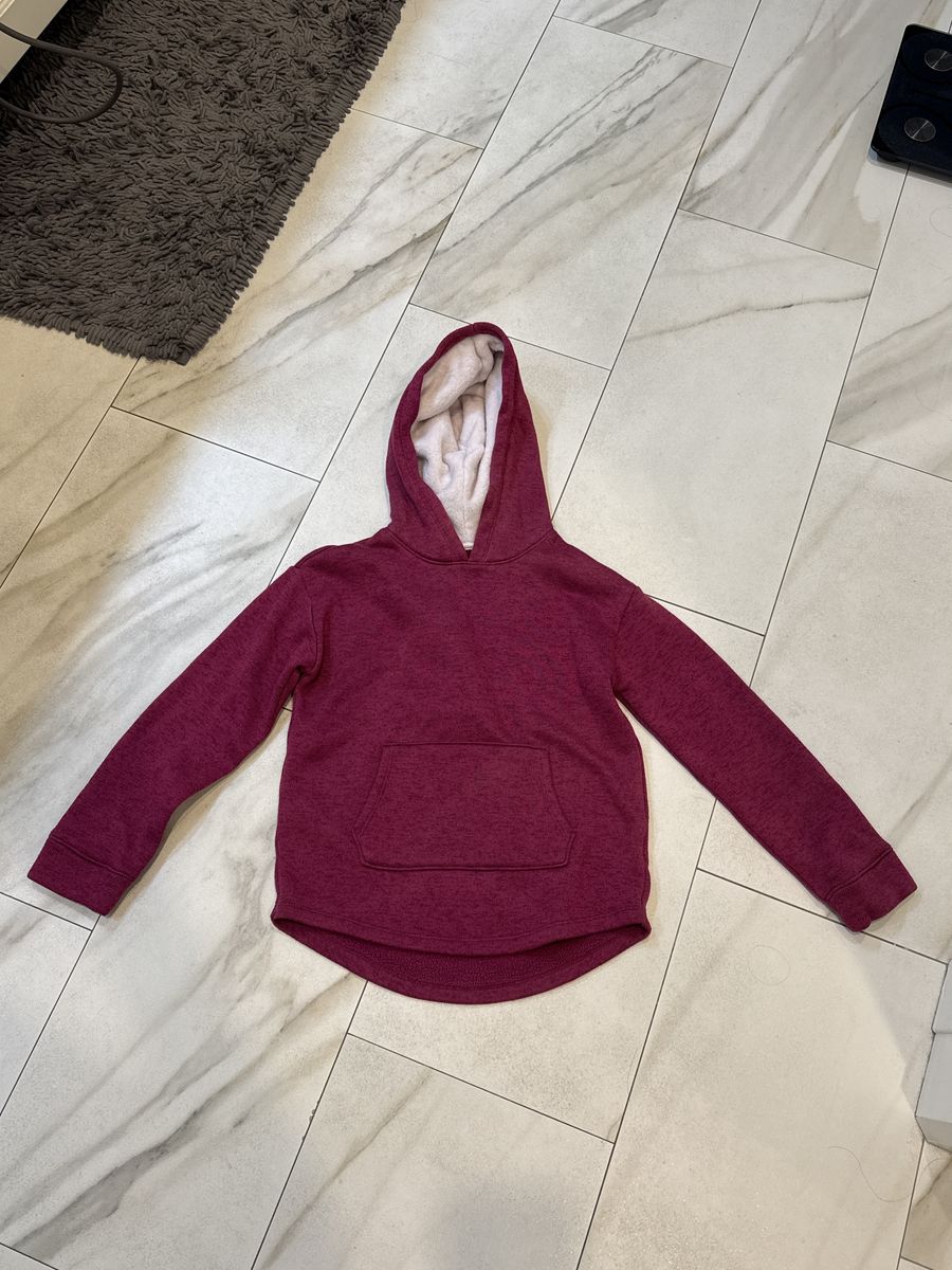 Size Large 10–12 Hooded Sweatshirt.