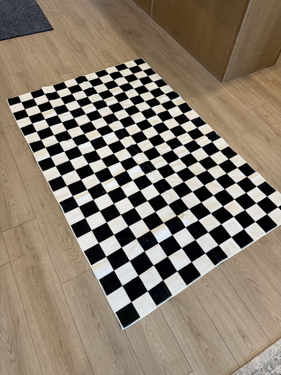 Black and White Area Rug