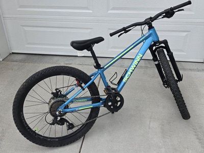 Schwinn Kids' 24" Wheel Mountain Bike - Blue/Green