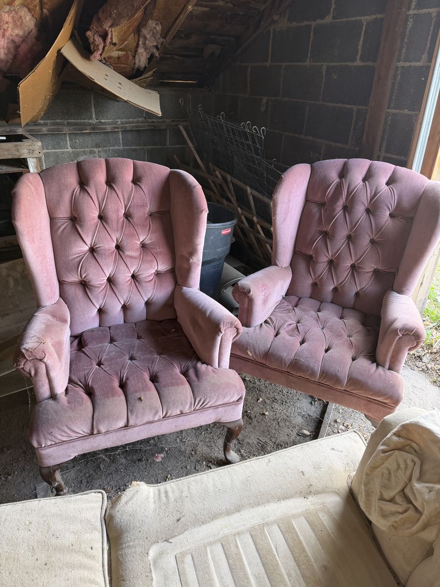 Pair Of Wingback Chairs