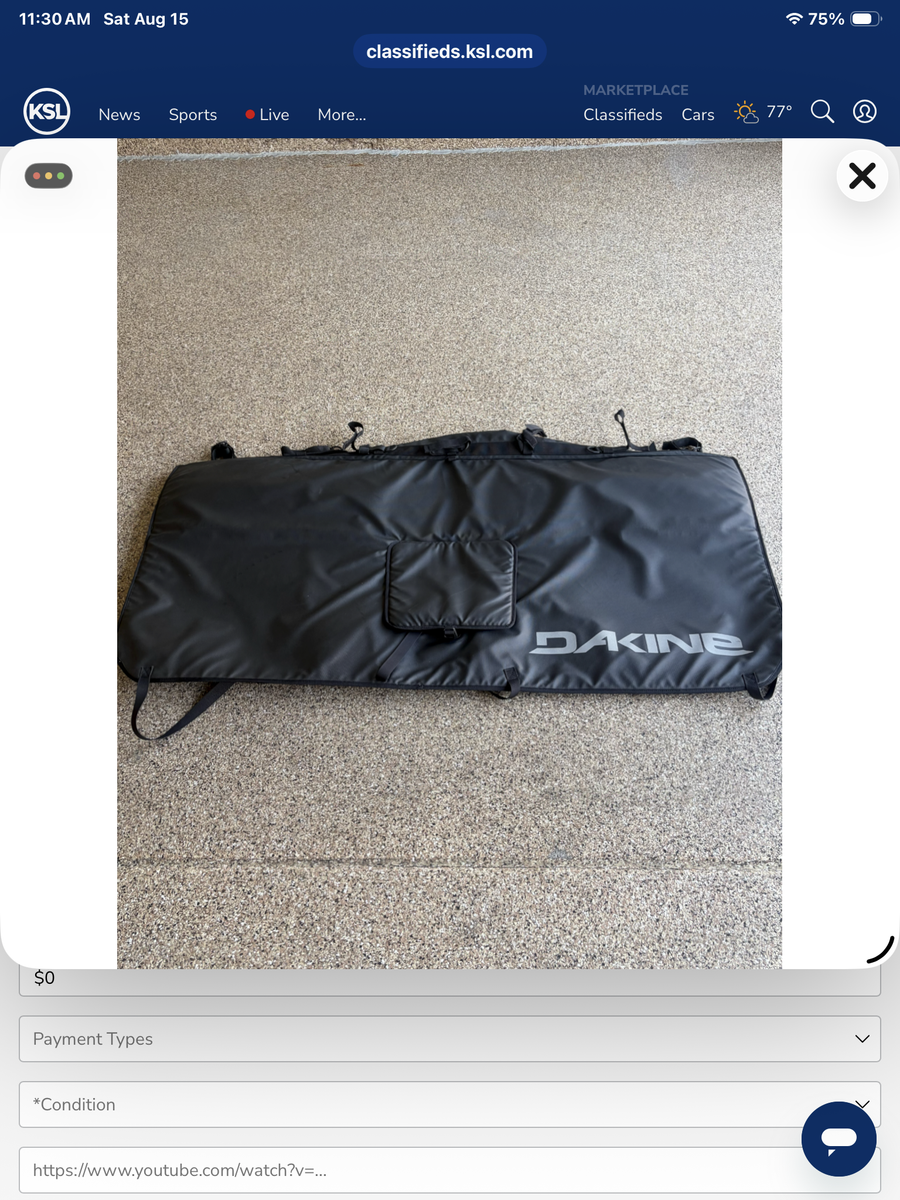 Dakine Truck Tailgate Pad 