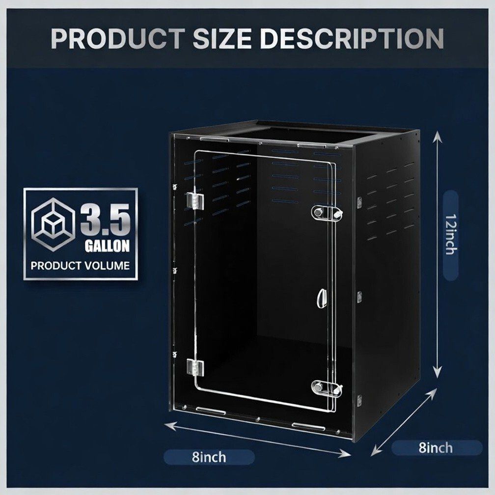 8x8x12 Reptile Enclosure