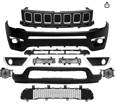 Jeep Compass Limited Latitude Sport 14-21 Front Bumper Kit