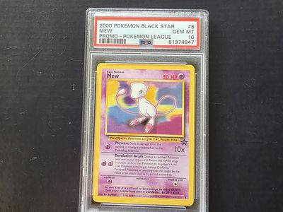 PSA 10 Mew #8 Black Star Promo - 2000 Pokémon League Promo