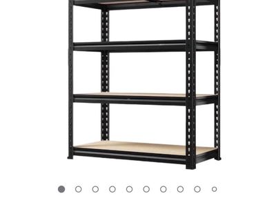 ZEUKMXOO Heavy Duty 5-Tier Garage Shelving Unit - 72 In Adjustable Storage Rack