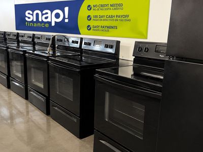 Whirlpool Electric Range Stove - Black Smooth Glass Top Pre-Owned