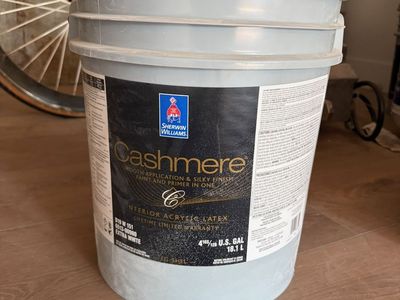 Sherwin-Williams 5 Gallon Cashmere Interior Acrylic Latex Paint 7004 Snowbound White