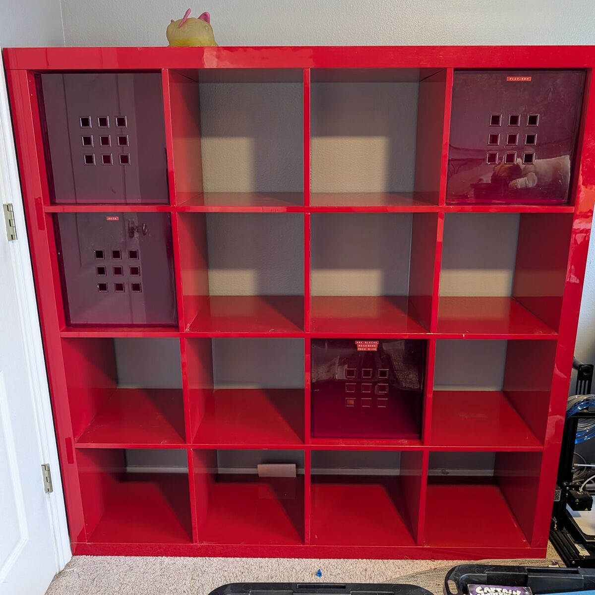 Ikea red bookcase