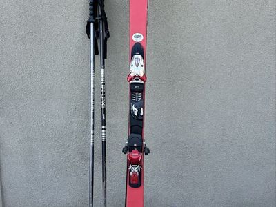 Nordica Downhill Skis with Boots and Poles Set
