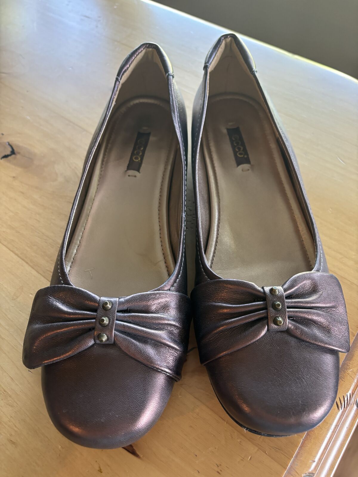 ECCO Women’s Bouillon Buckle Flat shoes, size 40, 9-9.5