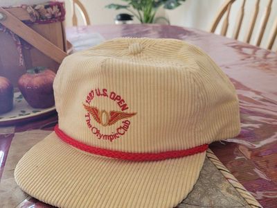 1987 US Open Olympia Club hat