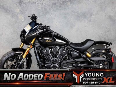 2026 Indian Motorcycle® 101 Scout® Black Crystal with Super Graphite