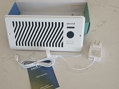 ANGELHALO Smart Register Booster Fan 4x10 inch for Comfortable Airflow - New