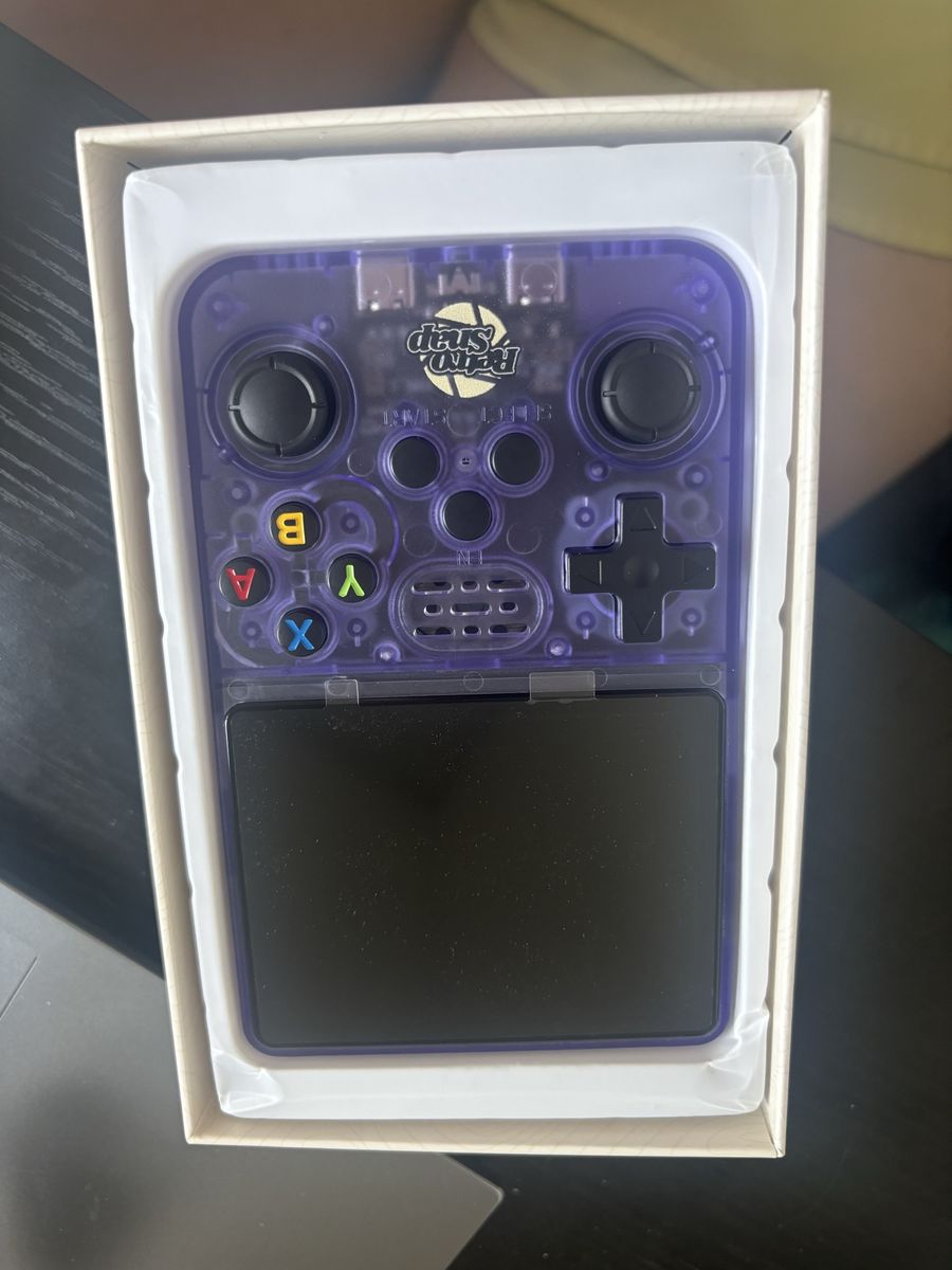 RetroSnap Play Handheld Portable Gaming Console - Purple, Built-in 3500mAh Battery, Retro Games