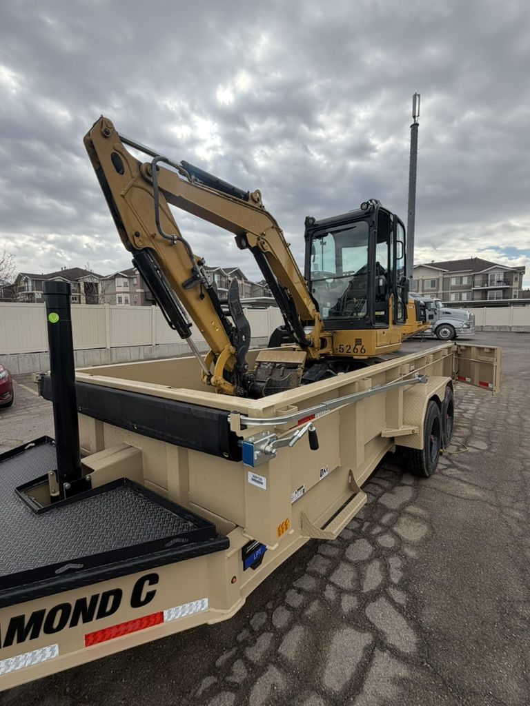Mini Excavator + Dump Trailer Rental – Cat 303.5 Excavation Package Deal - Only $420 for 24 hours