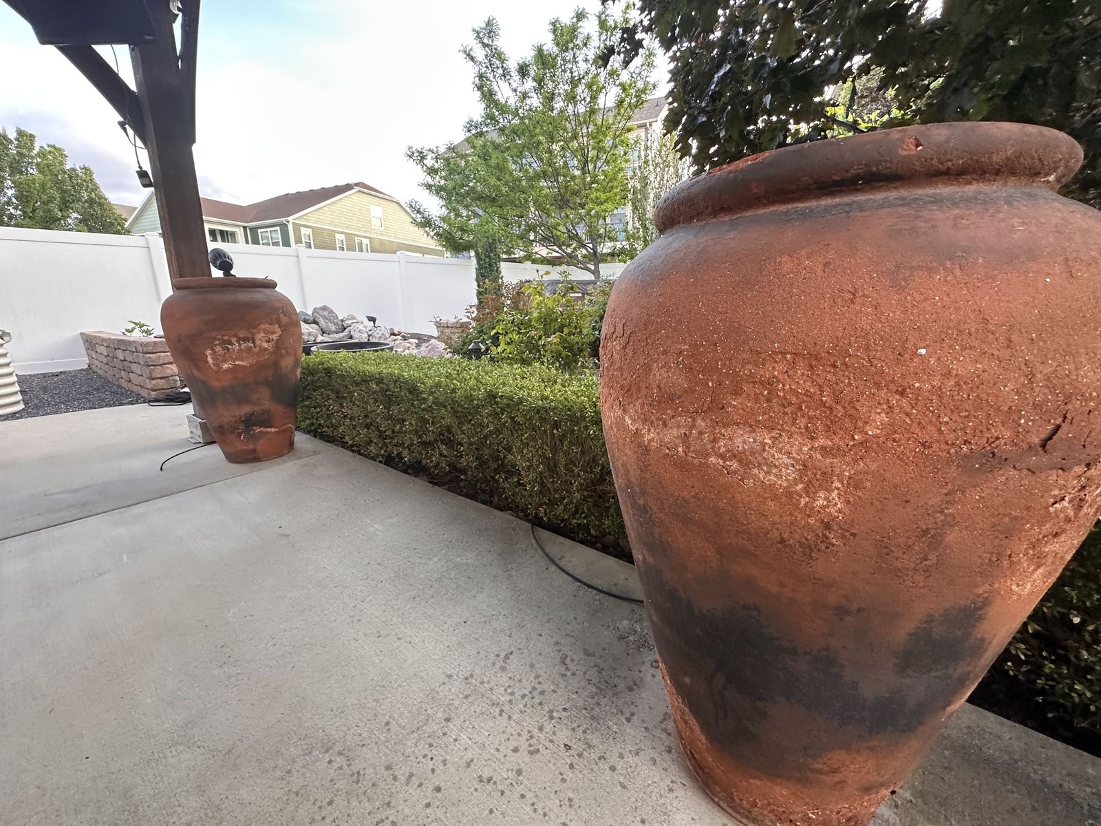 Vase outdoor garden planters