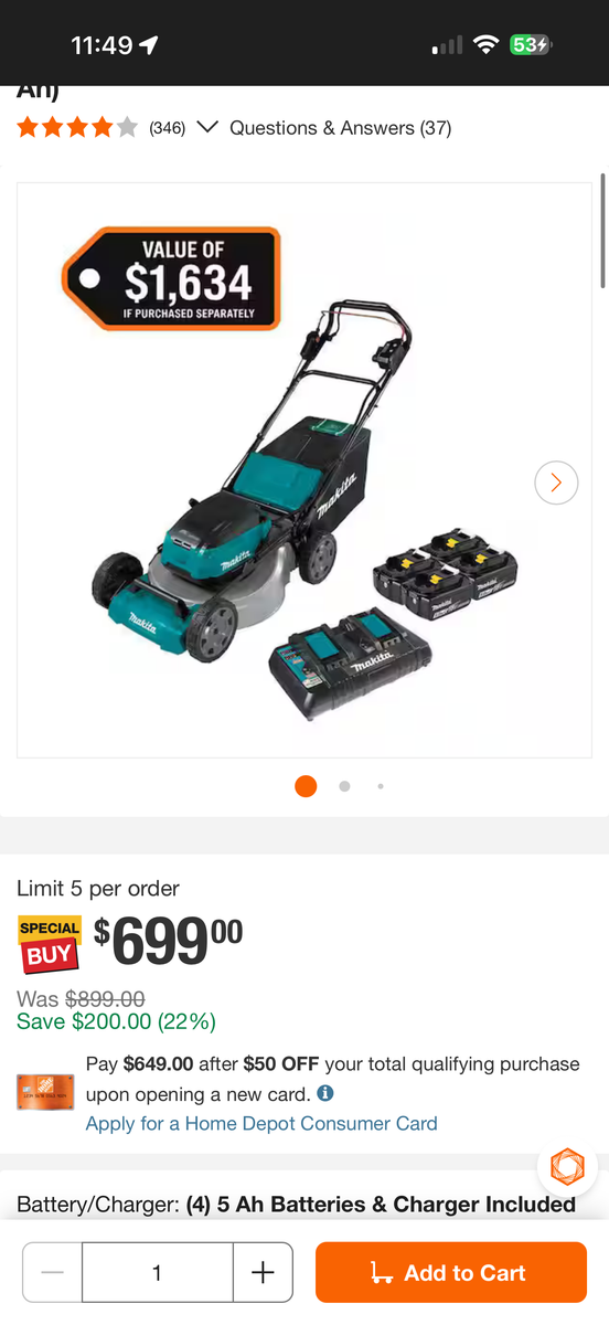 Lawn mower and edge cutter