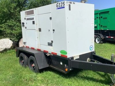 2018 Doosan G125 Mobile Generator Set
