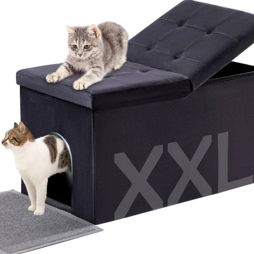MEEXPAWS XXL Hidden Cat Litter Bench