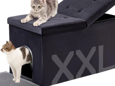 MEEXPAWS XXL Hidden Cat Litter Bench