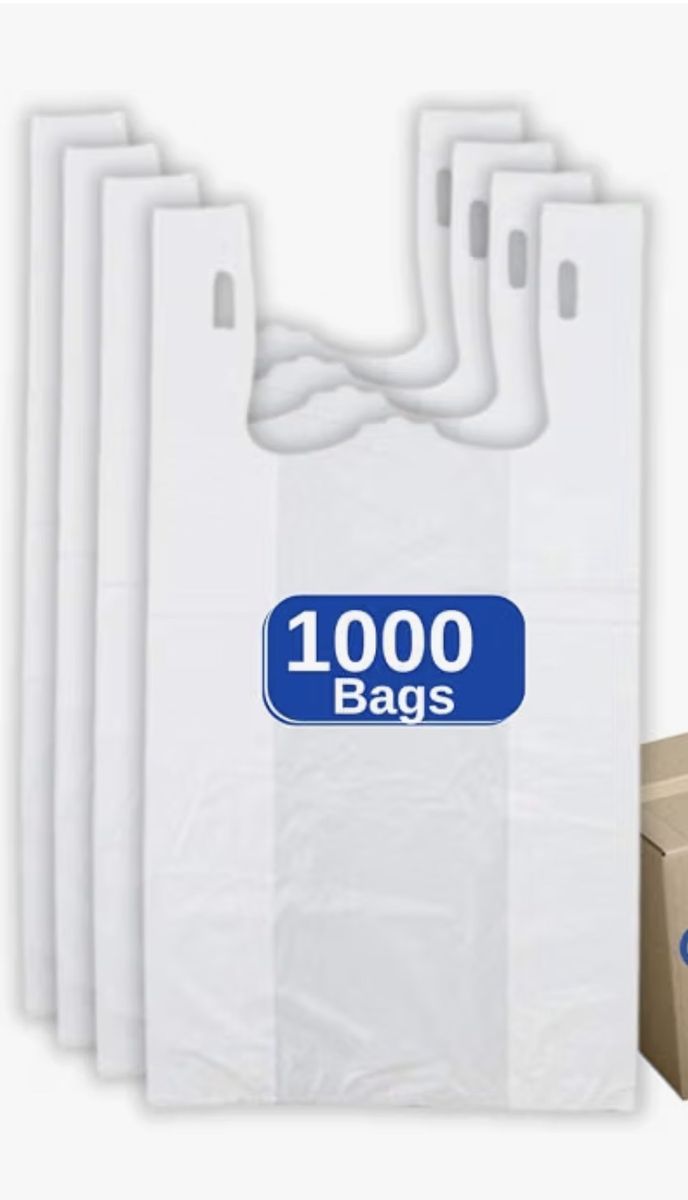 Brand new! White Unprinted Bags