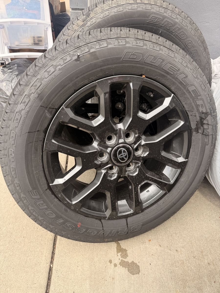 Set of 4 Toyota Tundra Platinum Wheels and Tires