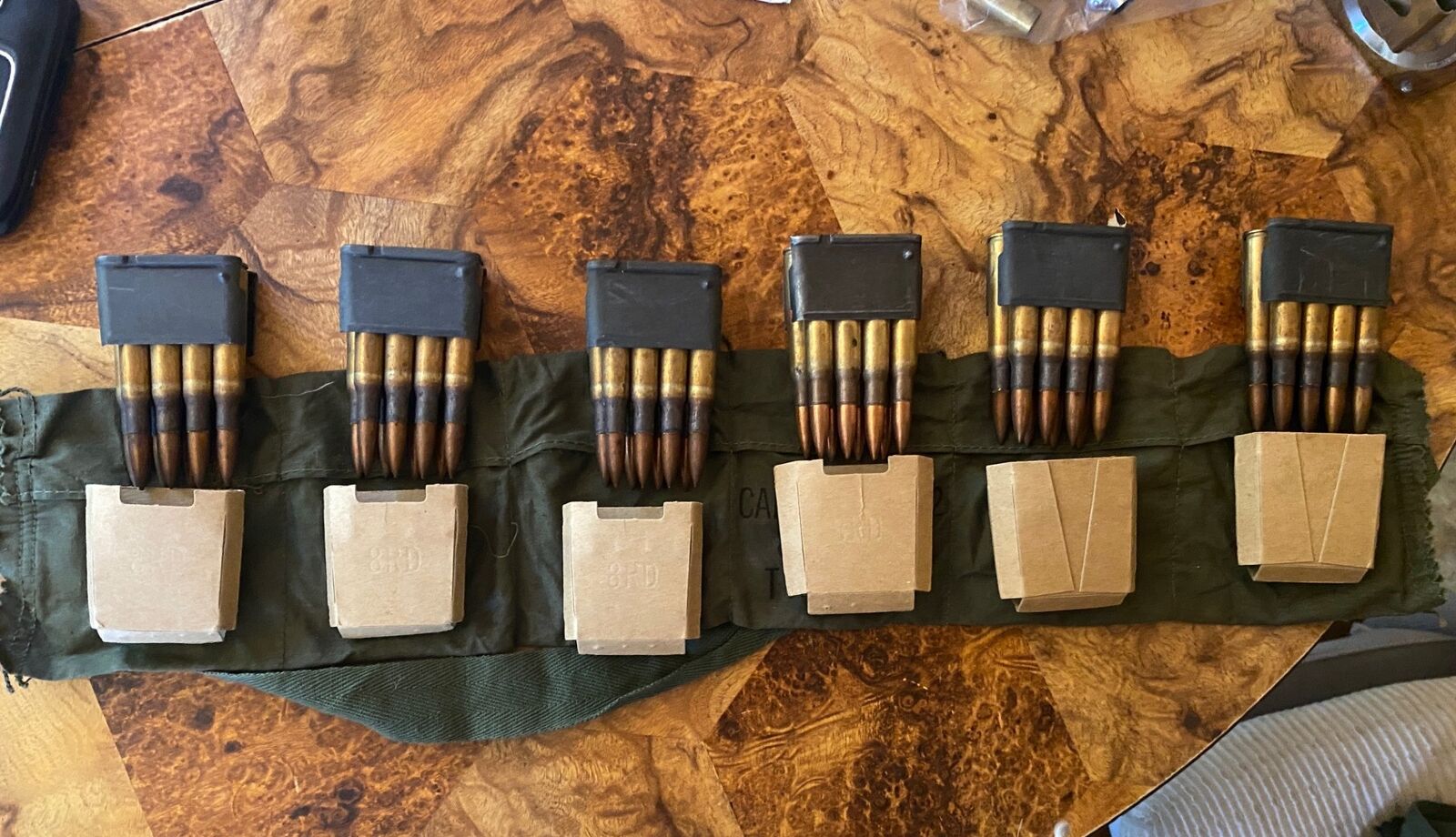 USGI Cal .30 Ball M2 8 round clips