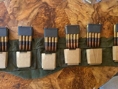USGI Cal .30 Ball M2 8 round clips