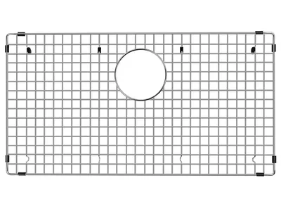 221206 Kitchen Sink Protector Grid 27.56"x14.56" Stainless Steel Bottom Rack